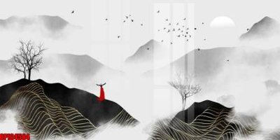 File ảnh file tranh bộ decor in treo tường tráng gương OPIC4504 (gốc) cho trang trí nội thất