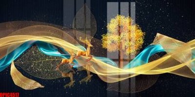 File gốc file tranh bộ decor in treo tường tráng gương OPIC4517 (PNG) trong suốt (transparent)