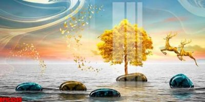 Tải file file tranh bộ decor in treo tường tráng gương OPIC4549 (gốc) in trên mọi chất liệu