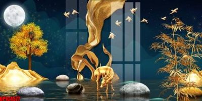 File ảnh file tranh bộ decor in treo tường tráng gương OPIC4577 (gốc) in backdrop sự kiện