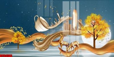 Tải file PSD file tranh bộ decor in treo tường tráng gương OPIC4583 (nguyên layer) để in