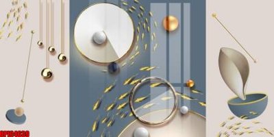 File gốc file tranh bộ decor in treo tường tráng gương OPIC4639 (in ấn) màu sắc trung thực