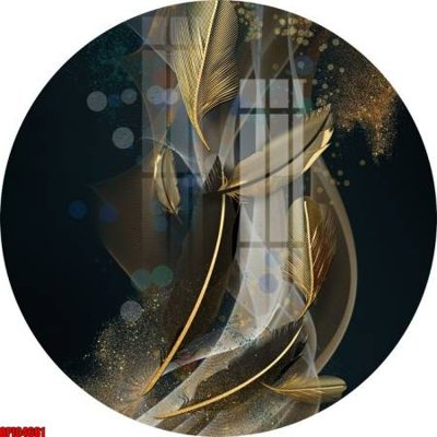 Tải file file tranh bộ decor in treo tường tráng gương OPIC4681 (gốc) chủ đề hoa sen