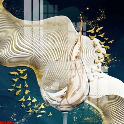 File in trần file tranh bộ decor in treo tường tráng gương OPIC4764 (bản gốc) bầu trời