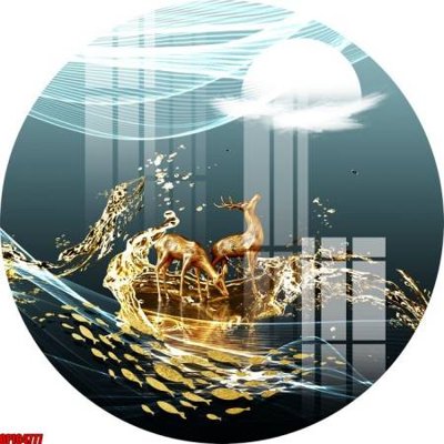 Download file gốc file tranh bộ decor in treo tường tráng gương OPIC4777 (độ nét cao)