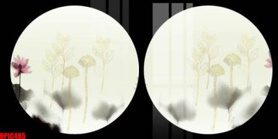 File gốc in ấn file tranh bộ decor in treo tường tráng gương OPIC485 độ phân giải cao