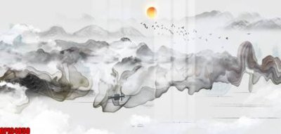 File in mica file tranh bộ decor in treo tường tráng gương OPIC4850 (bản gốc) làm vách ngăn