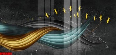 File tranh file tranh bộ decor in treo tường tráng gương OPIC4891 (gốc) in trên kính