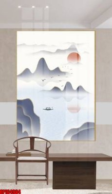 File tranh file tranh bộ decor in treo tường tráng gương OPIC4964 (gốc) phong cách tối giản