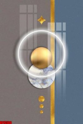 File ảnh file tranh bộ decor in treo tường tráng gương OPIC508 (gốc) in PP, decal