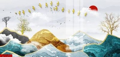 Tải file file tranh bộ decor in treo tường tráng gương OPIC5120 (gốc) in ấn ngay lập tức