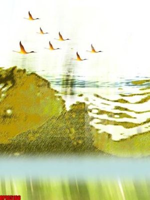 File tranh file tranh bộ decor in treo tường tráng gương OPIC5166 (gốc) in vải canvas