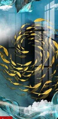 File tranh file tranh bộ decor in treo tường tráng gương OPIC5203 (ảnh gốc) in trần nhà