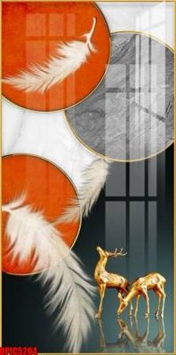 File PSD file tranh bộ decor in treo tường tráng gương OPIC5204 (bản gốc) cho nhà in