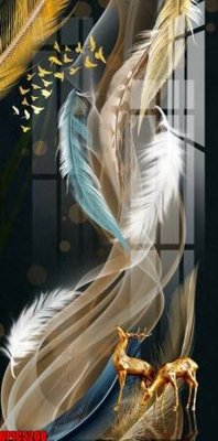 File tranh file tranh bộ decor in treo tường tráng gương OPIC5208 (gốc) in backlit film