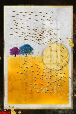 File in ấn file tranh bộ decor in treo tường tráng gương OPIC527 (bản gốc) cao cấp