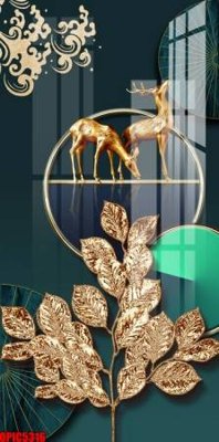 File gốc file tranh bộ decor in treo tường tráng gương OPIC5316 (dành cho trang trí nội thất)