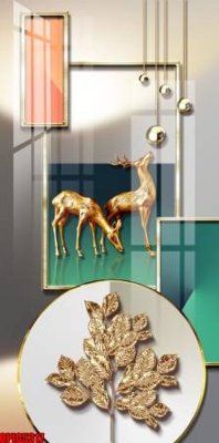 Download file tranh PSD file tranh bộ decor in treo tường tráng gương OPIC5317 để chỉnh sửa