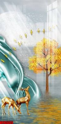 Tải xuống file tranh gốc file tranh bộ decor in treo tường tráng gương OPIC5325 (PSD/TIFF)