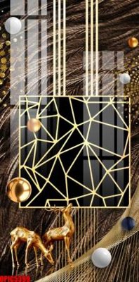 Hình ảnh file gốc in lụa file tranh bộ decor in treo tường tráng gương OPIC5399