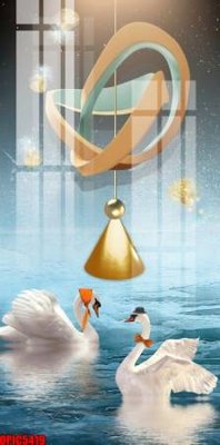 File in ấn file tranh bộ decor in treo tường tráng gương OPIC5419 (bản gốc) sắc nét