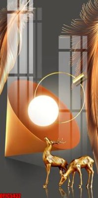 File gốc file tranh bộ decor in treo tường tráng gương OPIC5432 (in lụa) chi tiết cao