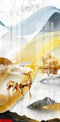 File gốc file tranh bộ decor in treo tường tráng gương OPIC5451 (ảnh chi tiết) để in trần