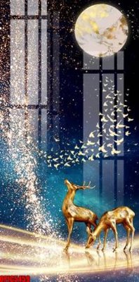 Tải file gốc file tranh bộ decor in treo tường tráng gương OPIC5459 (in bạt) quảng cáo