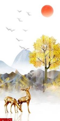 File in trần file tranh bộ decor in treo tường tráng gương OPIC5472 (bản gốc) đại dương