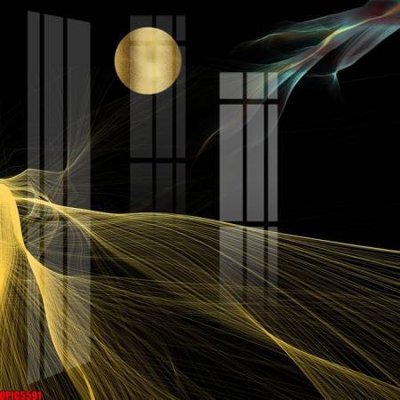 File gốc file tranh bộ decor in treo tường tráng gương OPIC5591 (bản quyền) cho in ấn