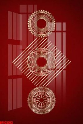 Tải file file tranh bộ decor in treo tường tráng gương OPIC5703 (gốc) chủ đề tâm linh