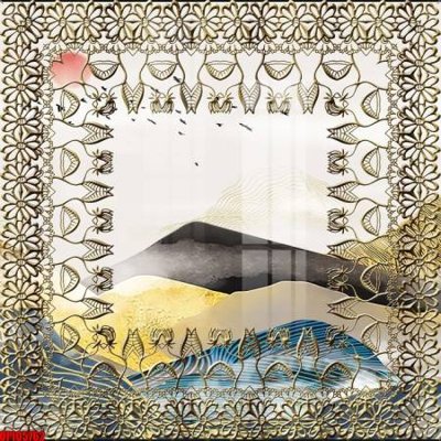 Download file gốc file tranh bộ decor in treo tường tráng gương OPIC5762 (dùng cho in ấn)