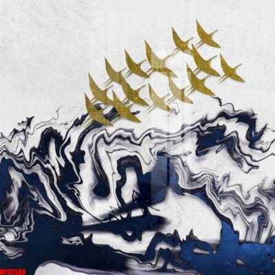 File in ấn file tranh bộ decor in treo tường tráng gương OPIC586 (bản gốc) cao cấp