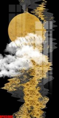 File in mica file tranh bộ decor in treo tường tráng gương OPIC5909 (bản gốc) sắc sảo