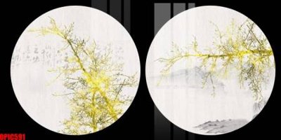 File ảnh file tranh bộ decor in treo tường tráng gương OPIC591 (gốc) cho trang trí nhà hàng