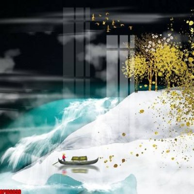 File gốc file tranh bộ decor in treo tường tráng gương OPIC6099 (trang trí) phòng ngủ