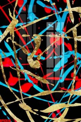 File ảnh file tranh bộ decor in treo tường tráng gương OPIC616 (gốc) in PP, decal