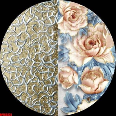 File tranh file tranh bộ decor in treo tường tráng gương OPIC6231 (gốc) in trên kính