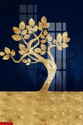 Download file gốc file tranh bộ decor in treo tường tráng gương OPIC6419 (in lụa) nghệ thuật