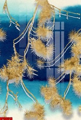 File tranh file tranh bộ decor in treo tường tráng gương OPIC6513 (gốc) chủ đề trừu tượng