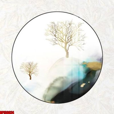 File in trần file tranh bộ decor in treo tường tráng gương OPIC6624 (bản gốc) hoa văn