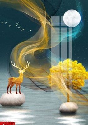 Mua file ảnh gốc file tranh bộ decor in treo tường tráng gương OPIC6651 (chất lượng cao)