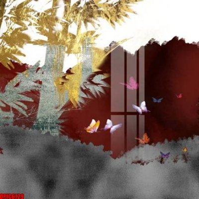 File in trần file tranh bộ decor in treo tường tráng gương OPIC6729 (bản gốc) trời sao