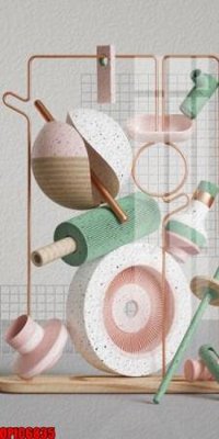 File gốc file tranh bộ decor in treo tường tráng gương OPIC6835 (PNG) chất lượng cao