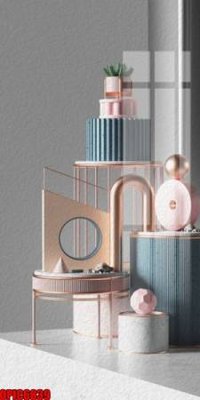 Download file file tranh bộ decor in treo tường tráng gương OPIC6839 (chất lượng in ấn)