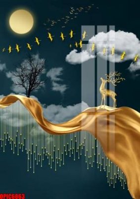 File tranh file tranh bộ decor in treo tường tráng gương OPIC6863 (ảnh gốc) độc quyền