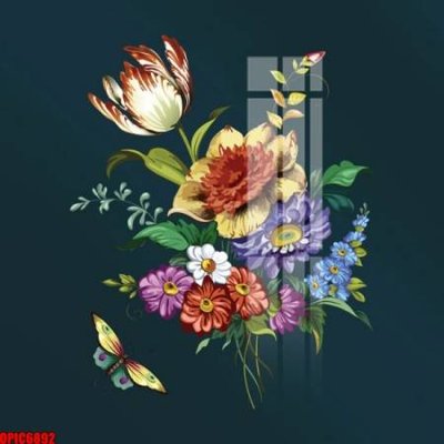 File gốc file tranh bộ decor in treo tường tráng gương OPIC6892 (cho in 3D) độc đáo