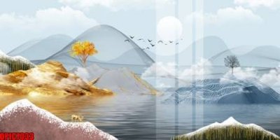 File in ấn file tranh bộ decor in treo tường tráng gương OPIC7033 chuyên nghiệp