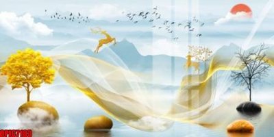 File PSD file tranh bộ decor in treo tường tráng gương OPIC7103 (bản gốc) độ phân giải cao