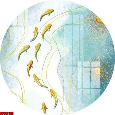 File tranh file tranh bộ decor in treo tường tráng gương OPIC7160 (bản gốc) trang trí văn phòng